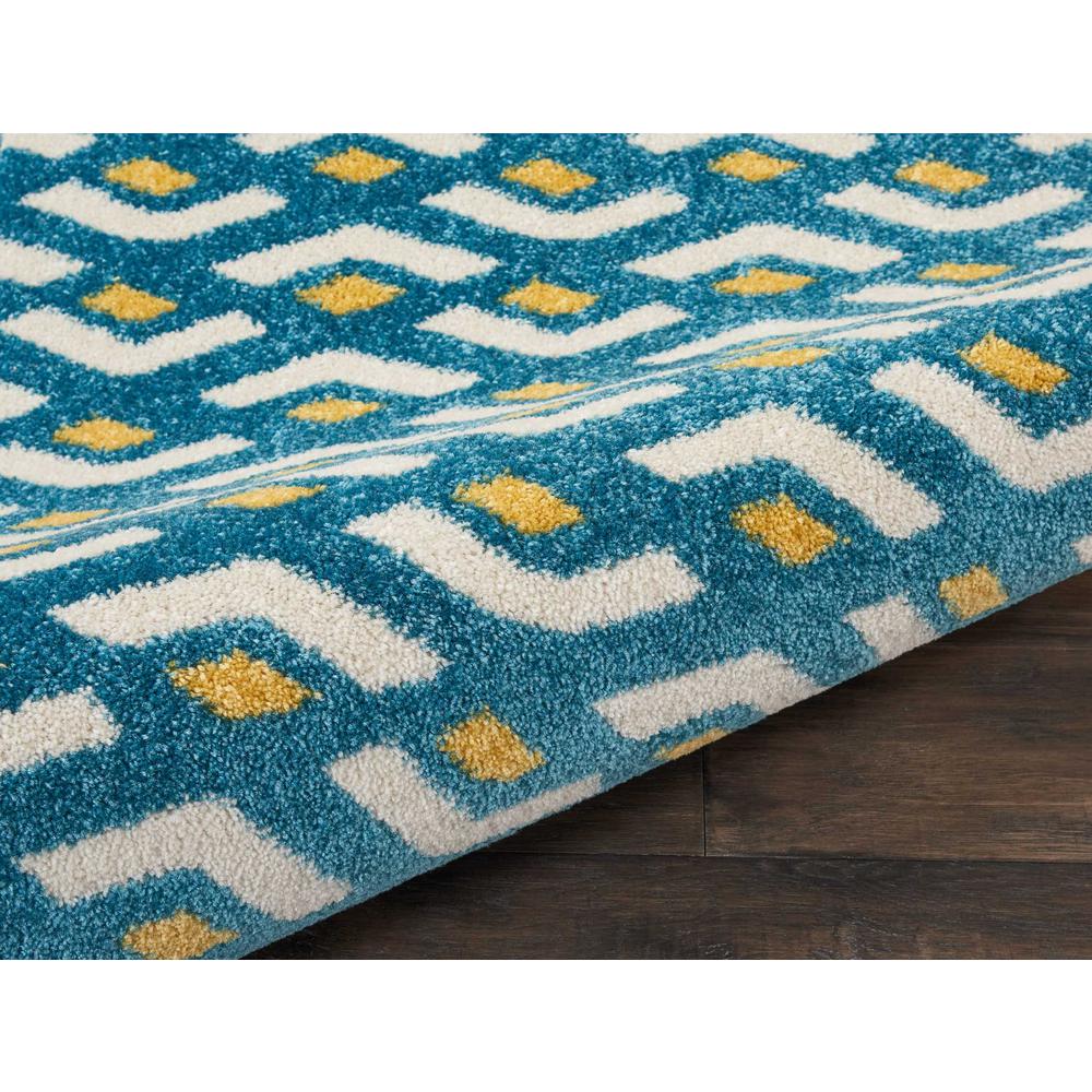 Nourison Harper Blue Kids Area Rug. Picture 4