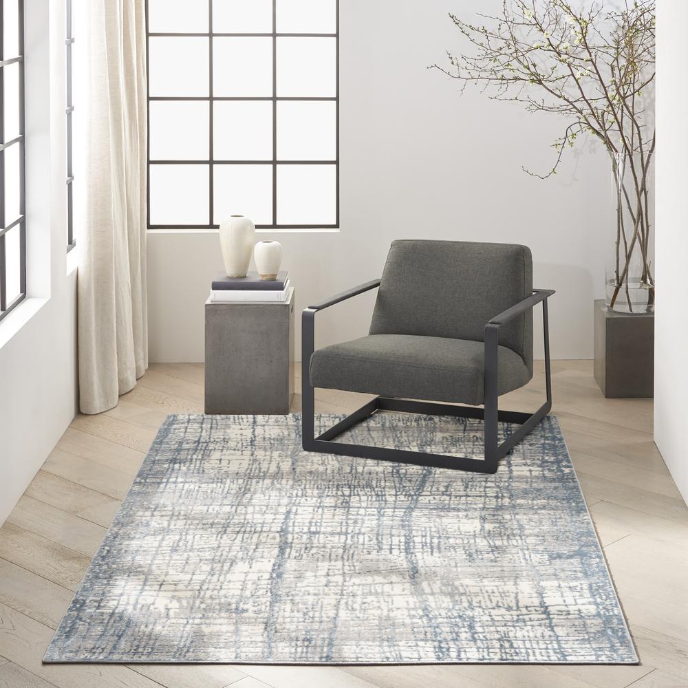 Modern Rectangle Area Rug, 5' x 7'. Picture 9