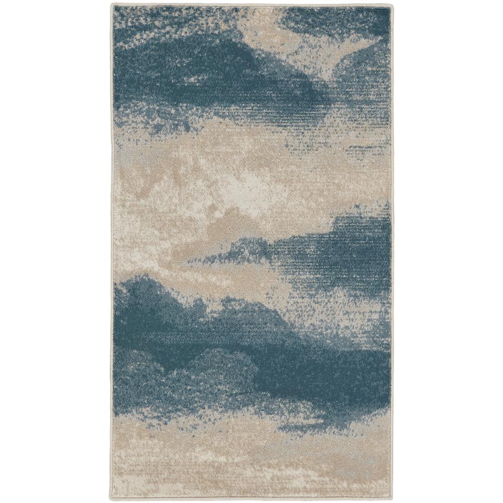 Modern Rectangle Area Rug, 2' x 4'. Picture 1