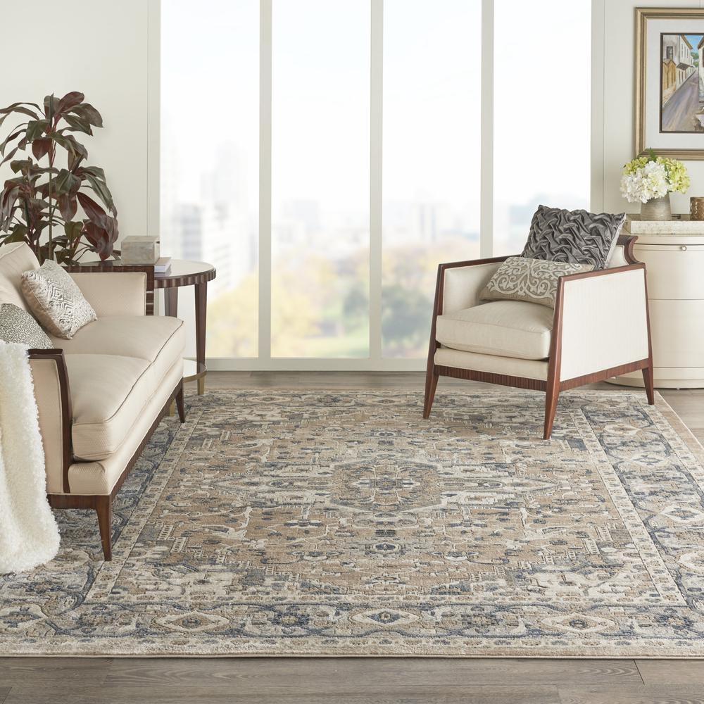 Nourison Quarry 7' x 10' Beige/Grey Area Rug. Picture 2