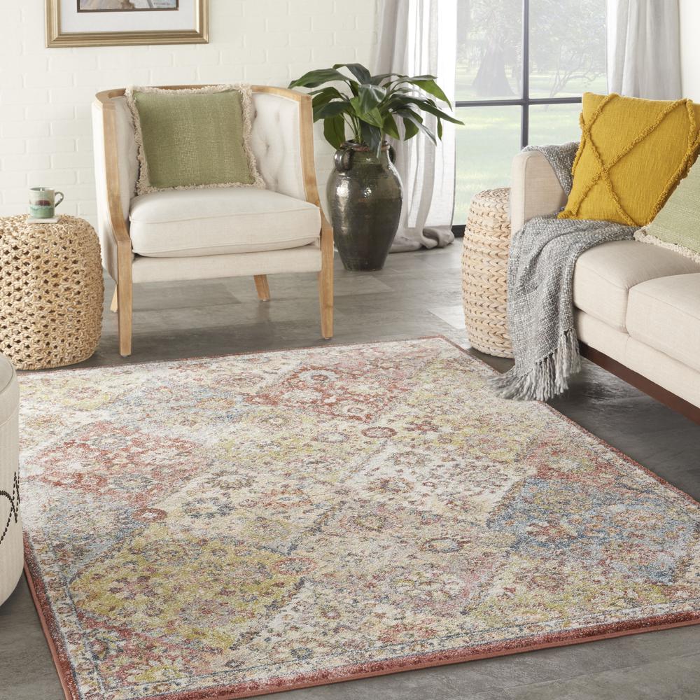 Vintage Rectangle Area Rug, 4' x 6'. Picture 2
