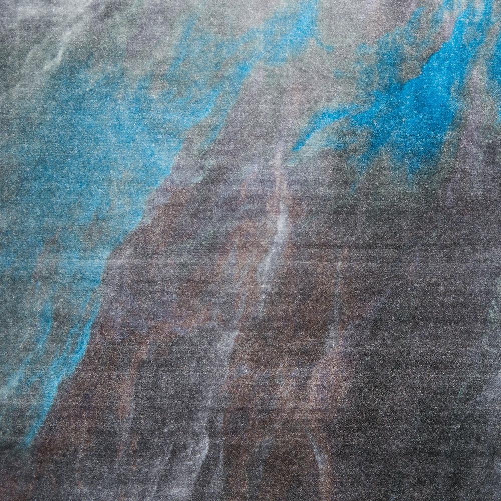 Nourison Le Reve Area Rug, Charcoal/Multicolor, 5'3" x 7'7", LER06. Picture 6