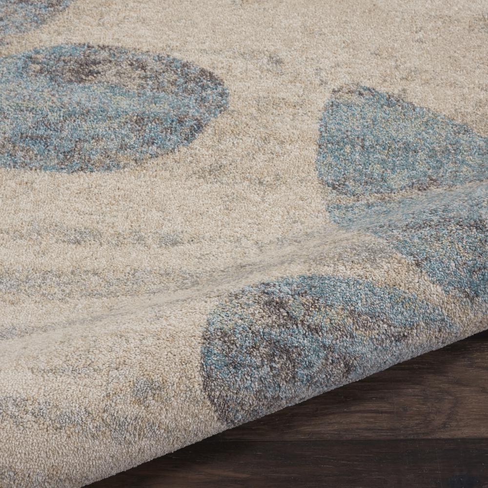 Tranquil Area Rug, Ivory/Light Blue, 8' x 10'. Picture 7