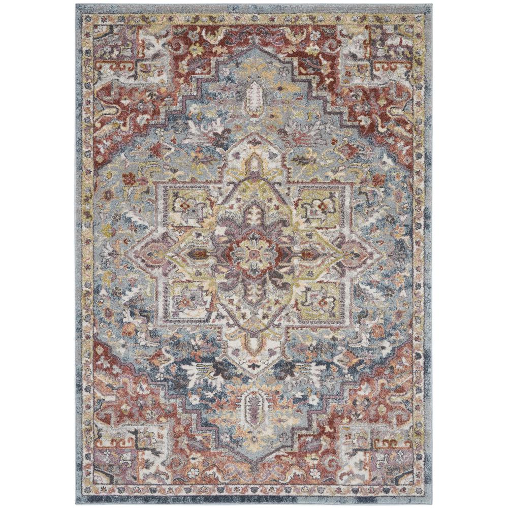 Vintage Rectangle Area Rug, 5' x 7'. Picture 1