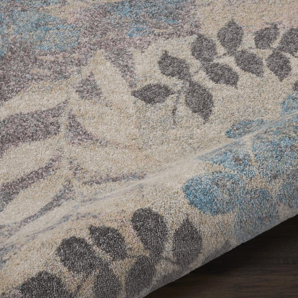 Tranquil Area Rug, Ivory/Light Blue, 2' x 4'. Picture 7