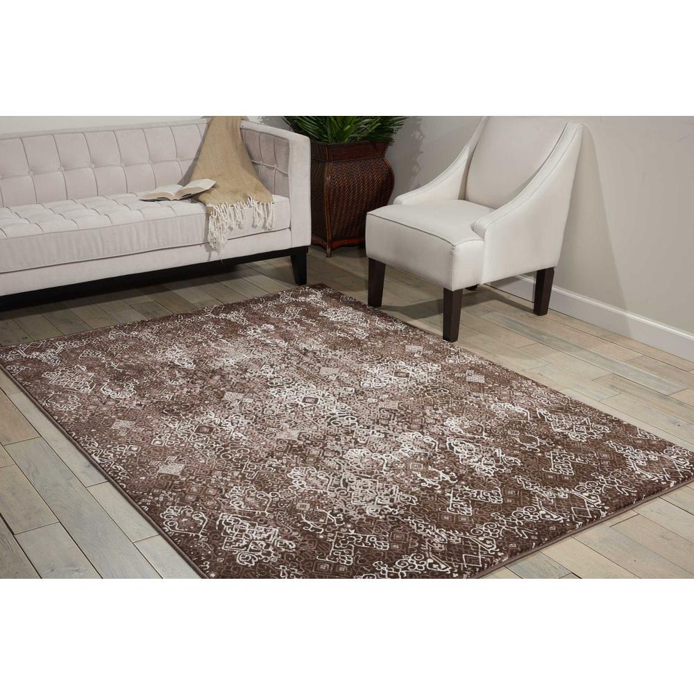 Karma Area Rug, Mocha, 3'9" x 5'9". Picture 2