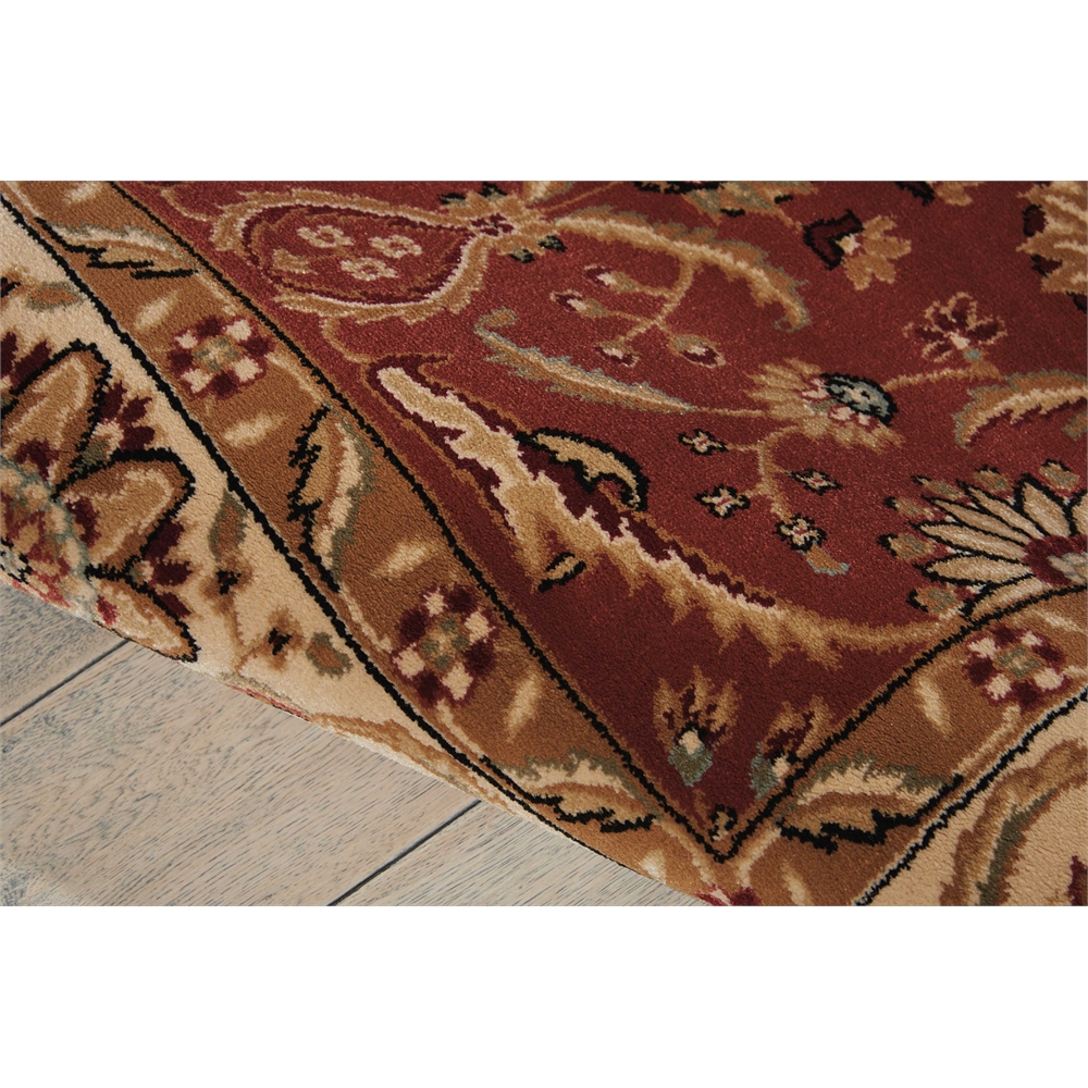 Persian Crown Brick Area Rug. Picture 4