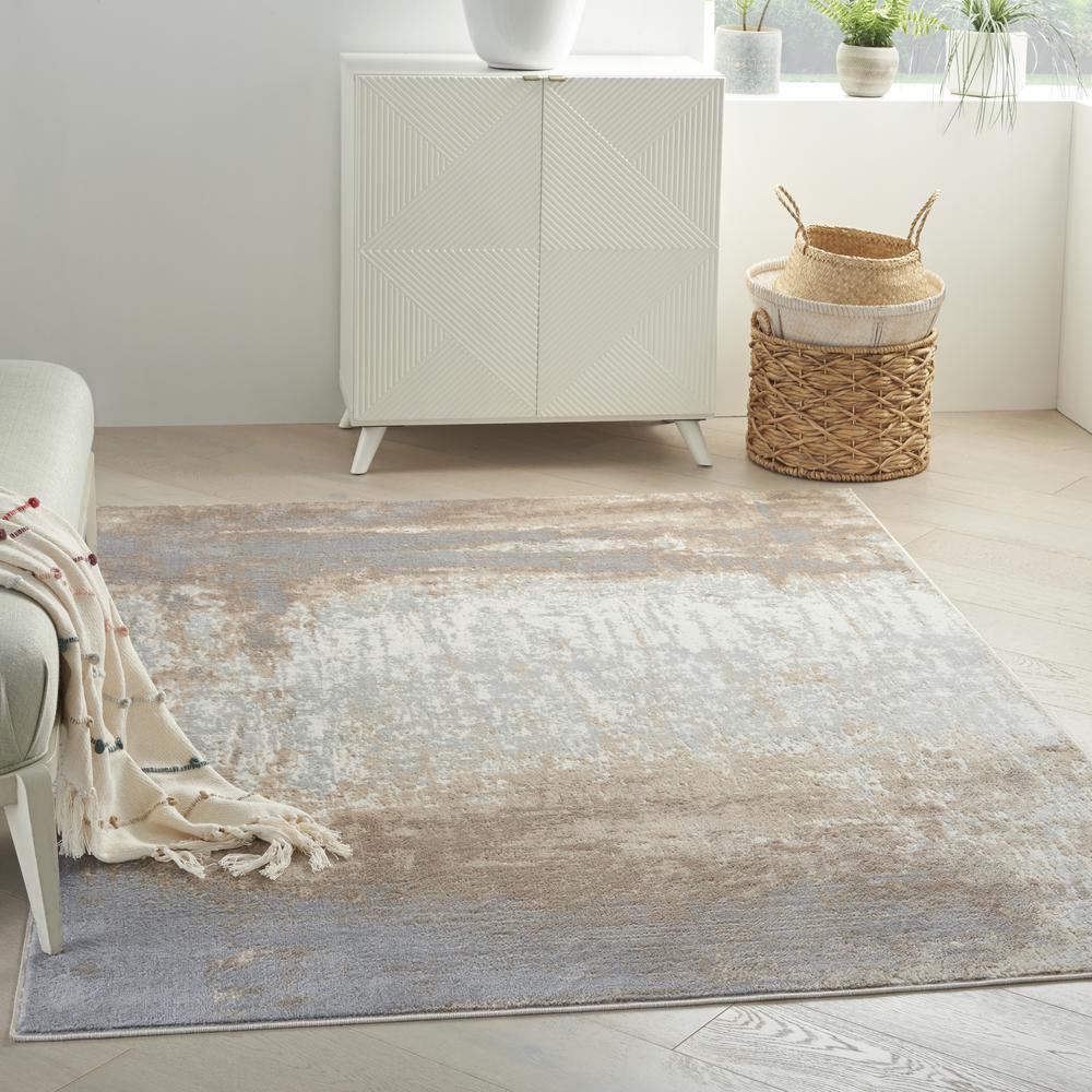 Modern Rectangle Area Rug, 5' x 7'. Picture 2