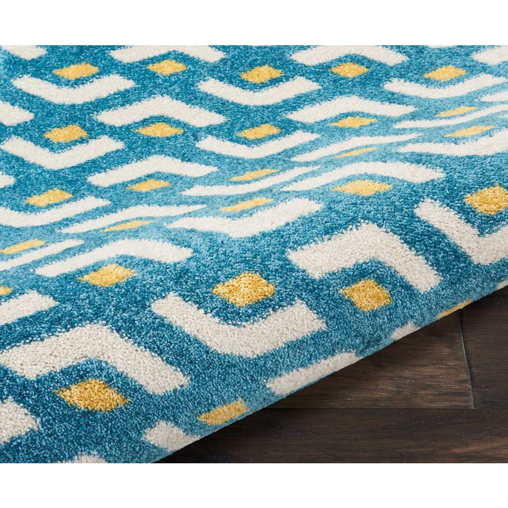 Nourison Harper Blue Kids Area Rug. Picture 4