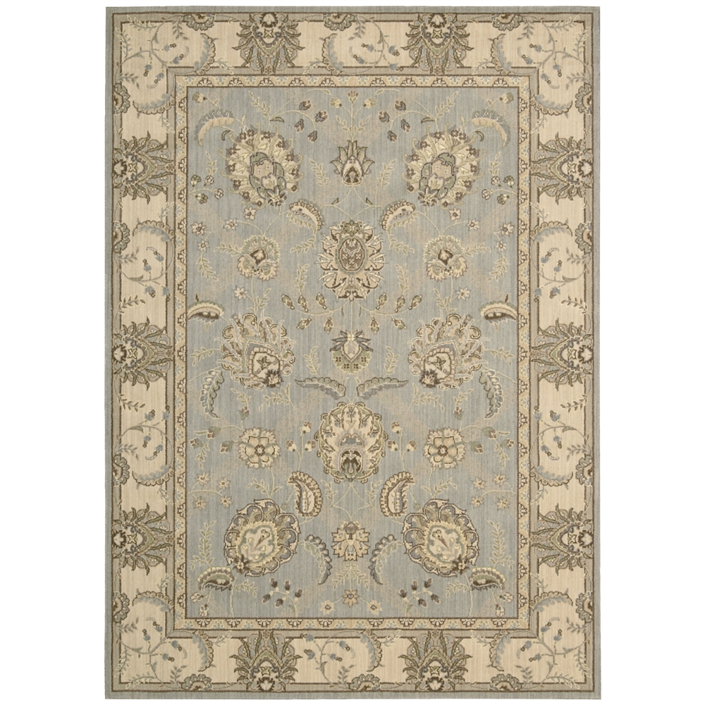 Nourison Persian Empire Aqua Area Rug. Picture 5