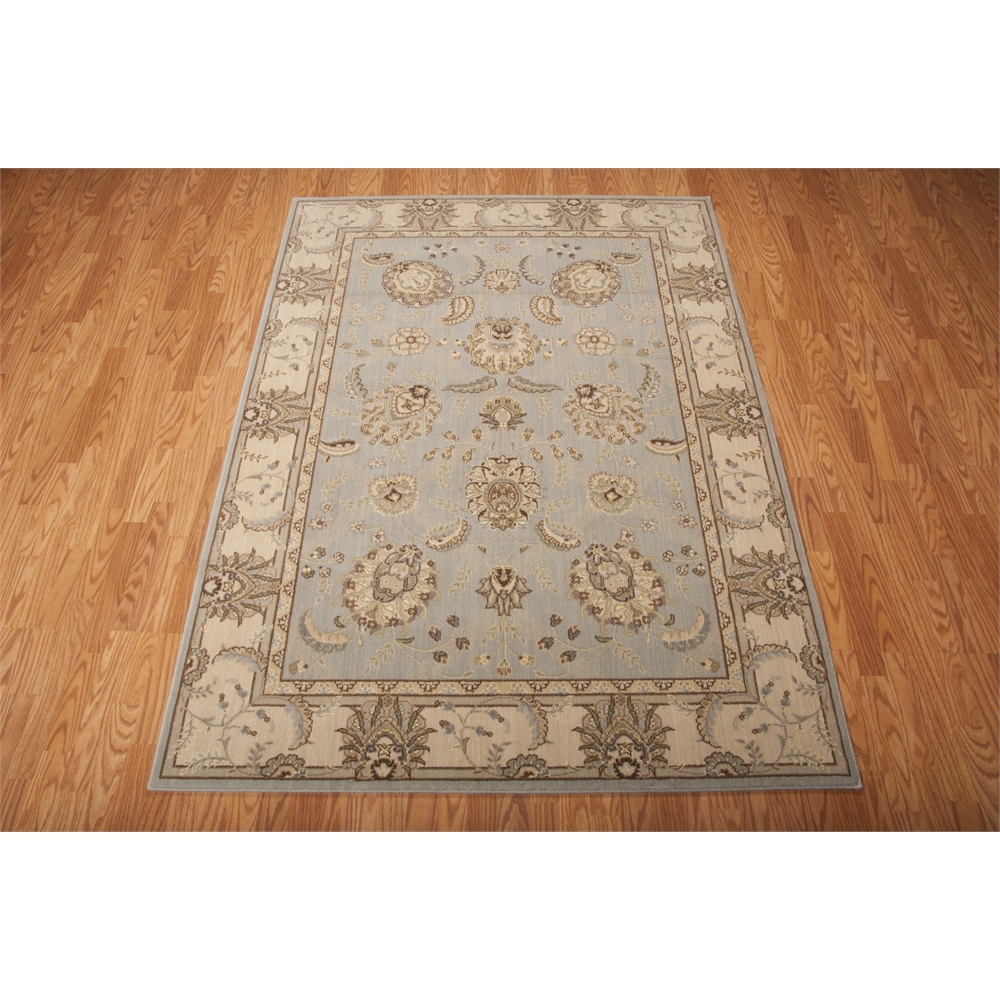 Nourison Persian Empire Aqua Area Rug. Picture 2