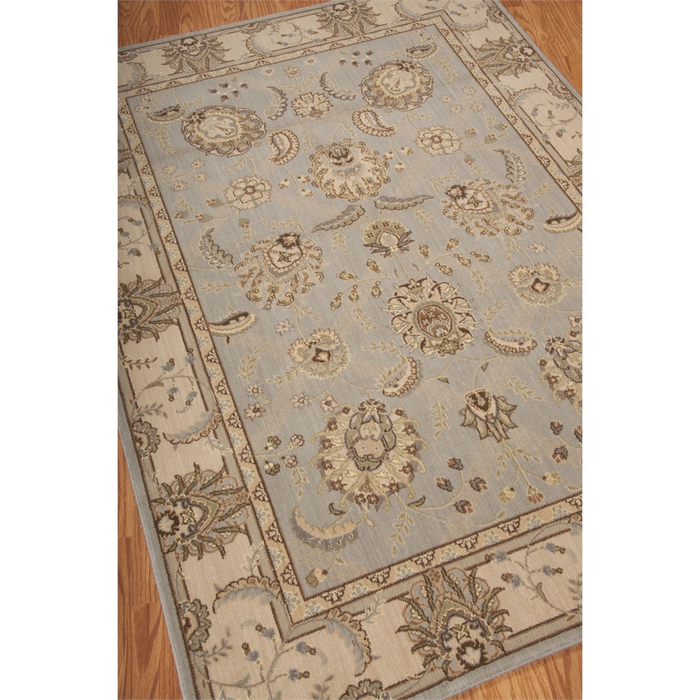 Nourison Persian Empire Aqua Area Rug. Picture 3