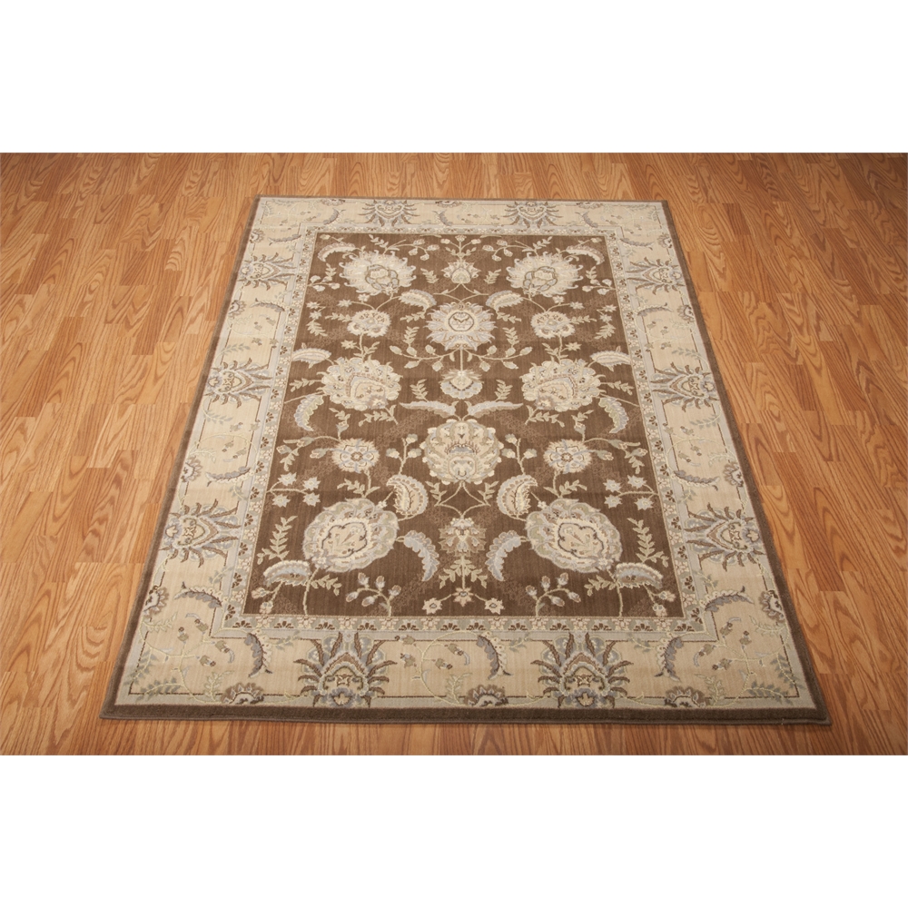 Persian Empire Chocolate Area Rug. Picture 2