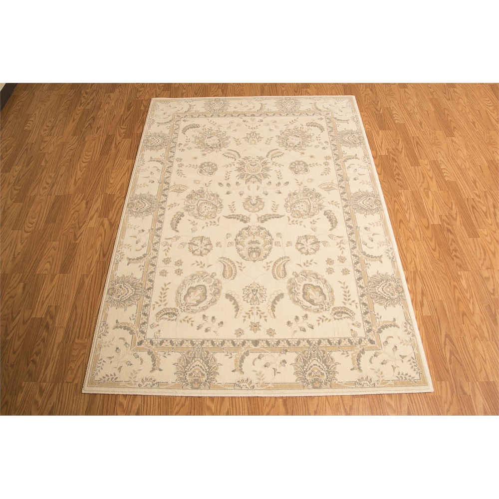 Nourison Persian Empire Bone Area Rug. Picture 2