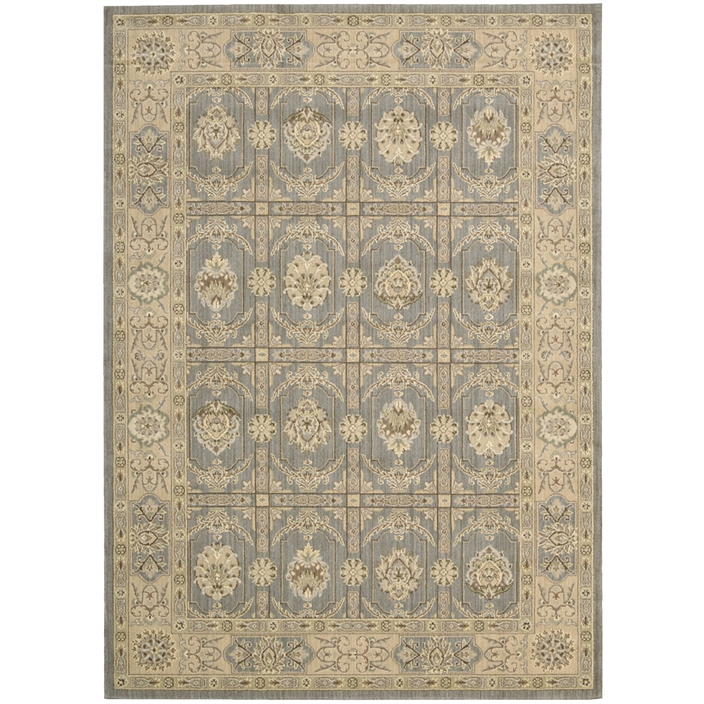 Persian Empire Slate Area Rug. Picture 5