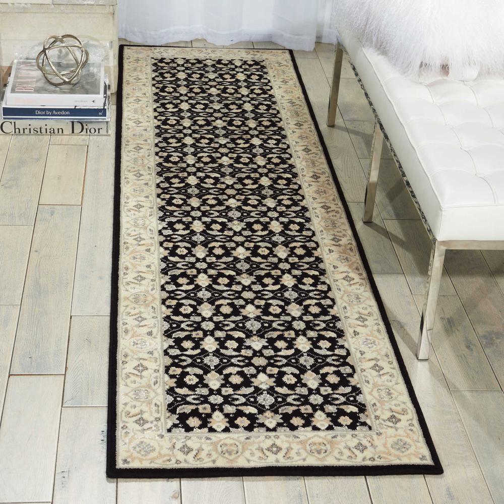 Nourison Persian Empire Black Area Rug. Picture 2
