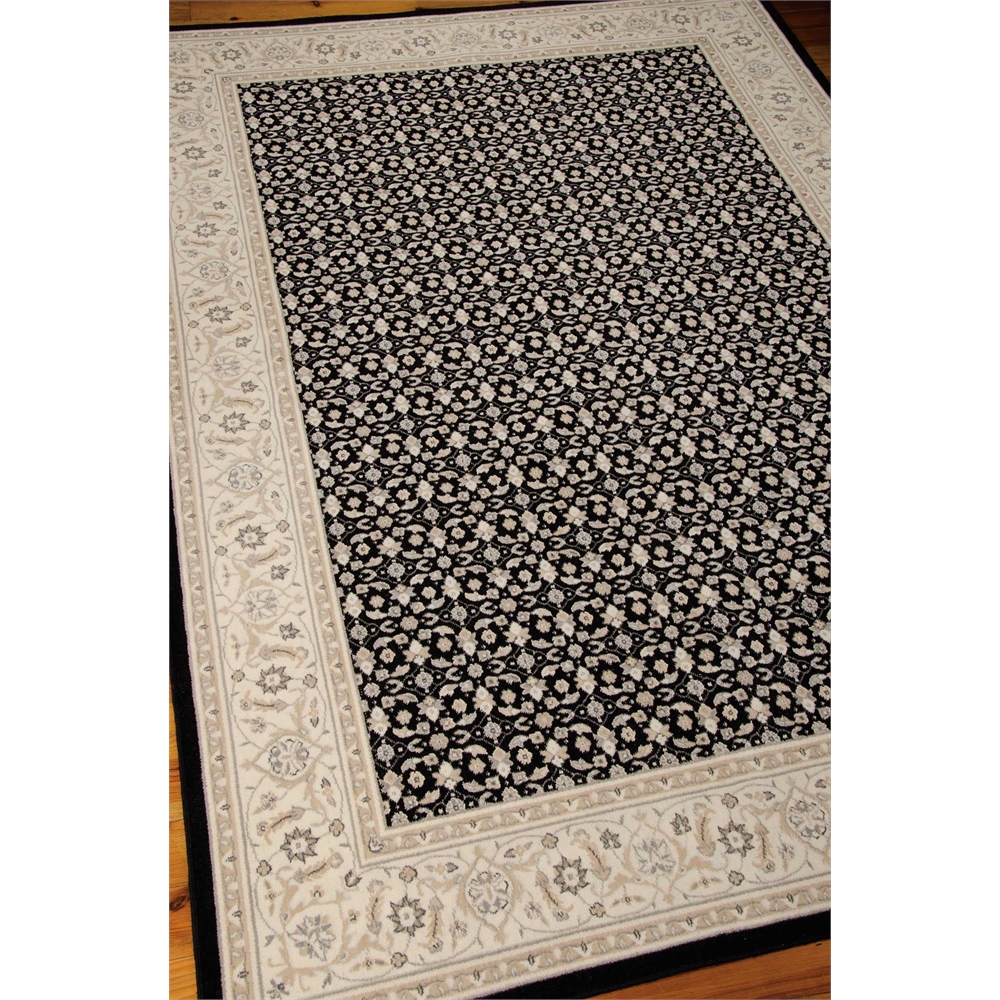 Nourison Persian Empire Black Area Rug. Picture 4