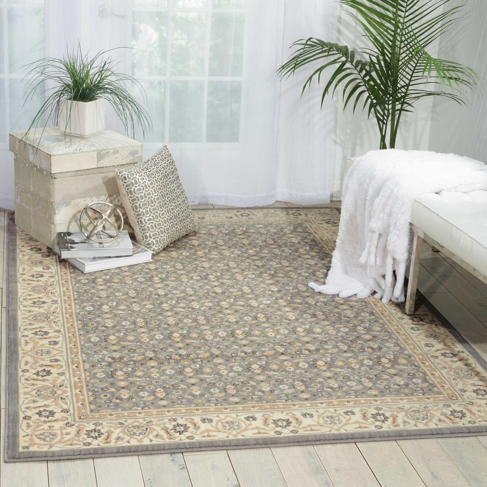 Nourison Persian Empire Silver Area Rug. Picture 2