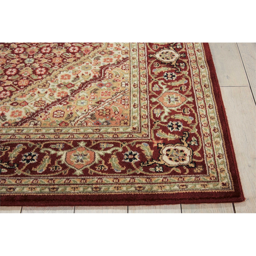 Persian Arts Brick Area Rug. Picture 3