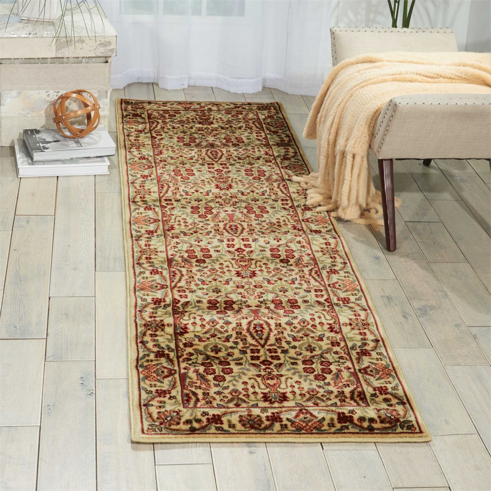 Persian Arts Ivory Area Rug. Picture 4