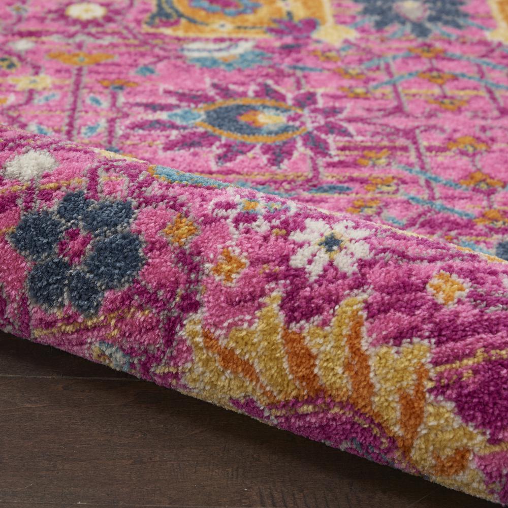 Bohemian Round Area Rug, 5' x Round. Picture 7