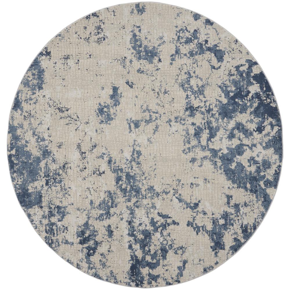 Modern Round Area Rug, 5' x Round. Picture 1