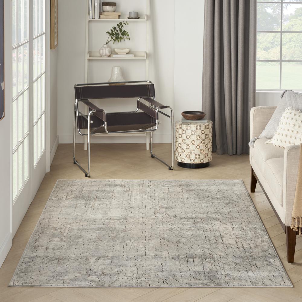 Contemporary Rectangle Area Rug, 5' x 7'. Picture 10