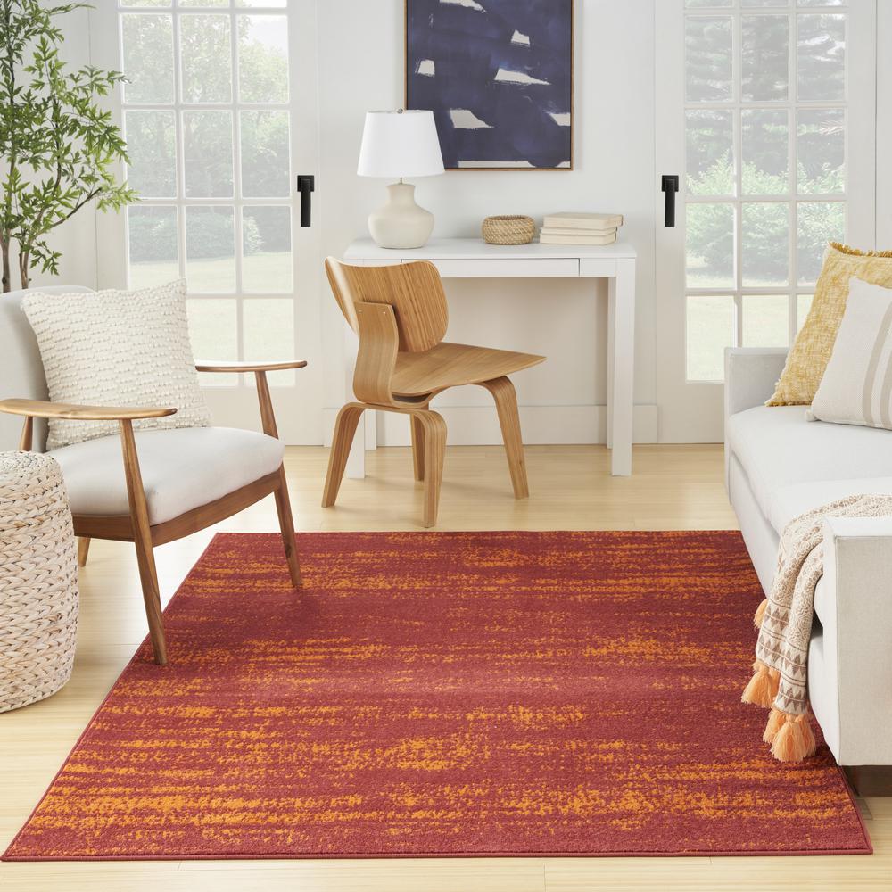 Modern Rectangle Area Rug, 5' x 7'. Picture 10