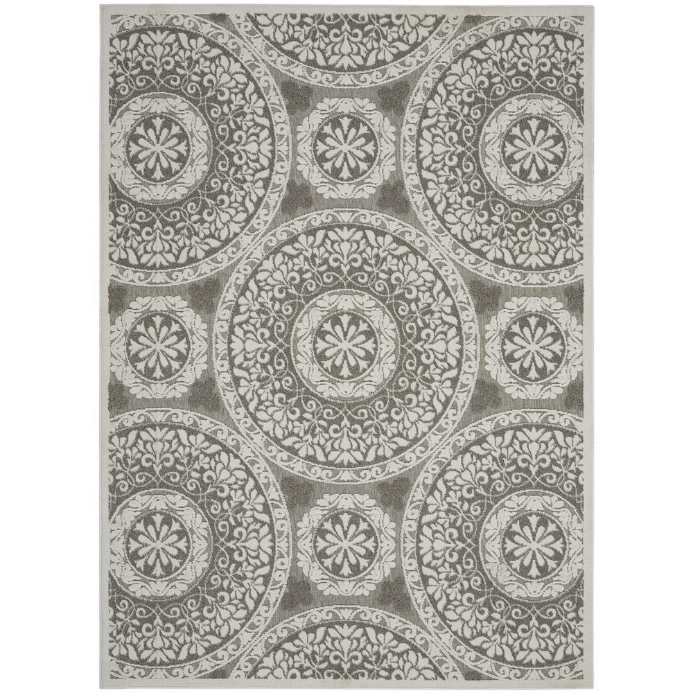 CLA03 Calobra Taupe Area Rug- 4' x 6'. Picture 1
