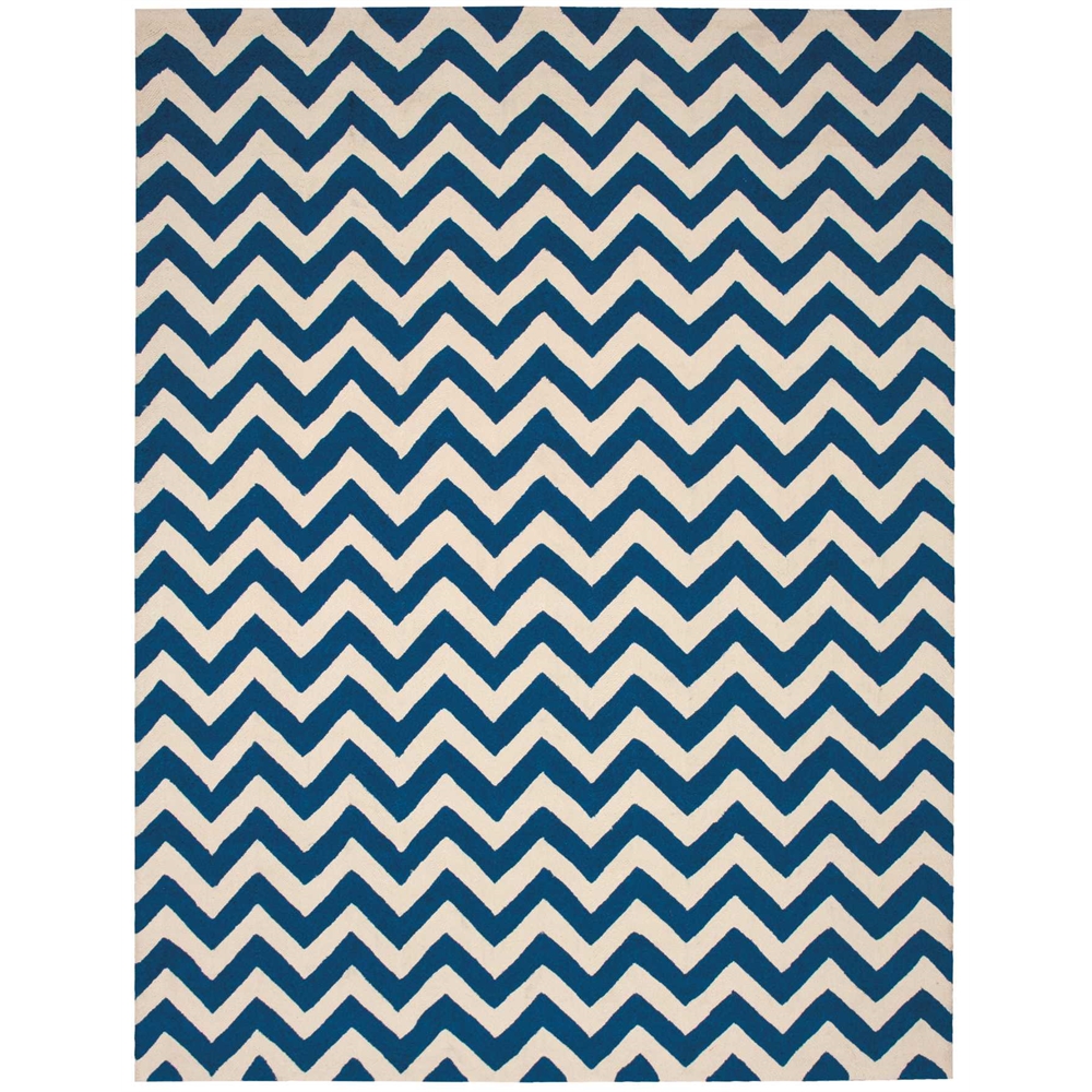 Portico Navy Indoor/Outdoor Area Rug. Picture 1