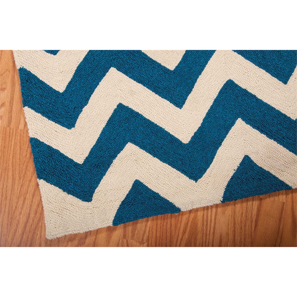 Portico Navy Indoor/Outdoor Area Rug. Picture 3