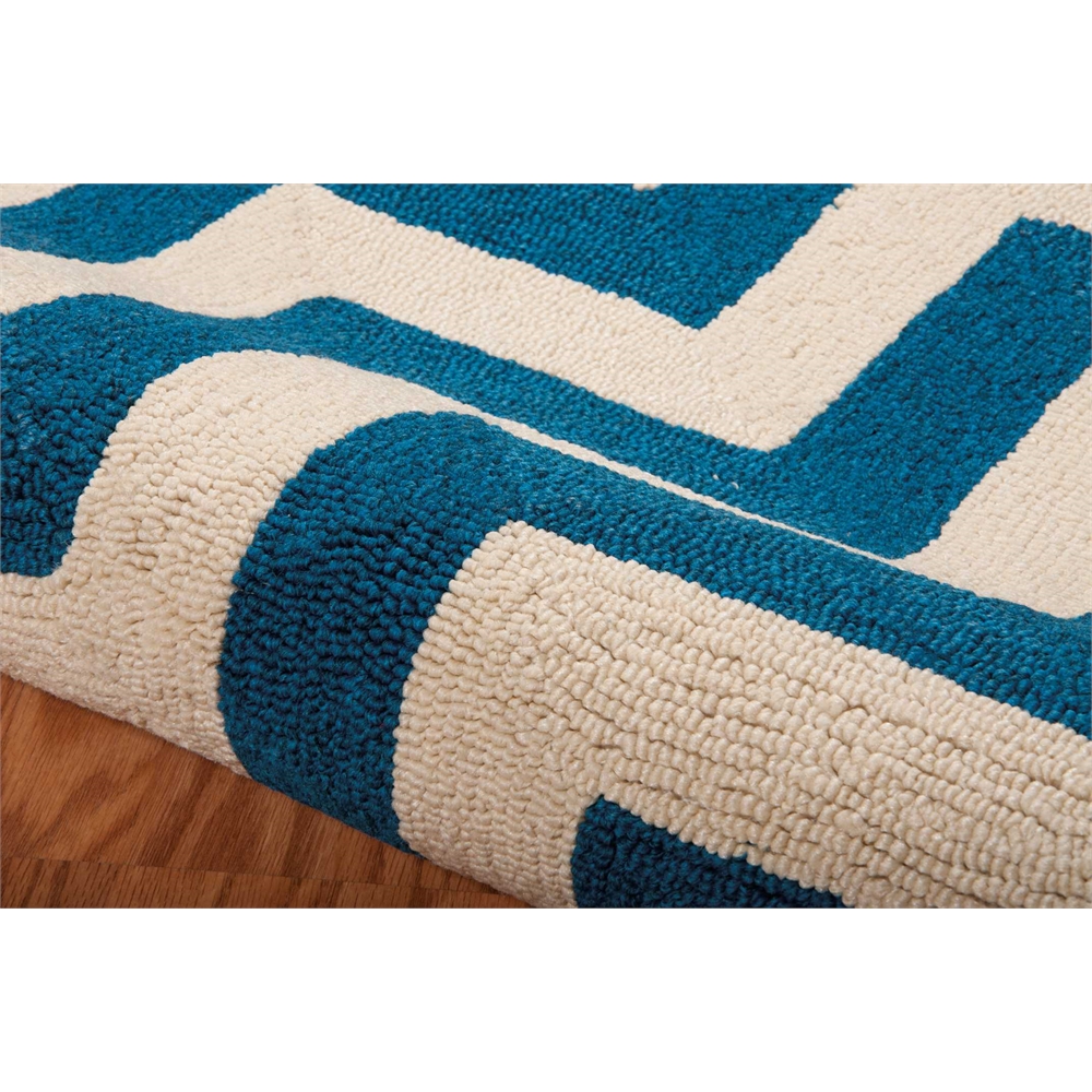 Portico Navy Indoor/Outdoor Area Rug. Picture 6
