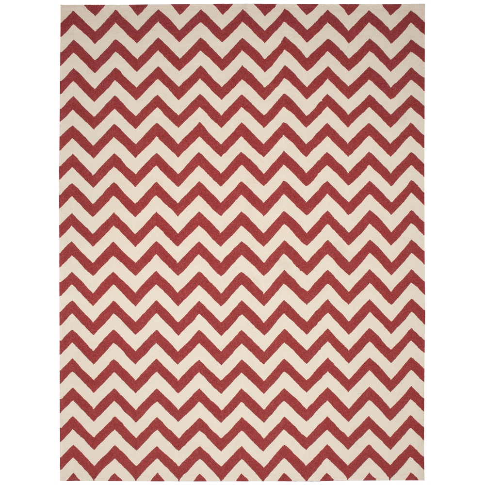 Portico Red Indoor/Outdoor Area Rug. Picture 1