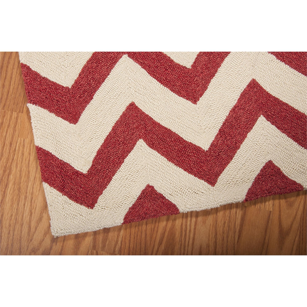 Portico Red Indoor/Outdoor Area Rug. Picture 2