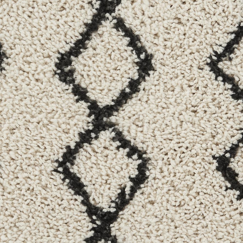 Nourison Home Geometric Shag Area Rug. Picture 6