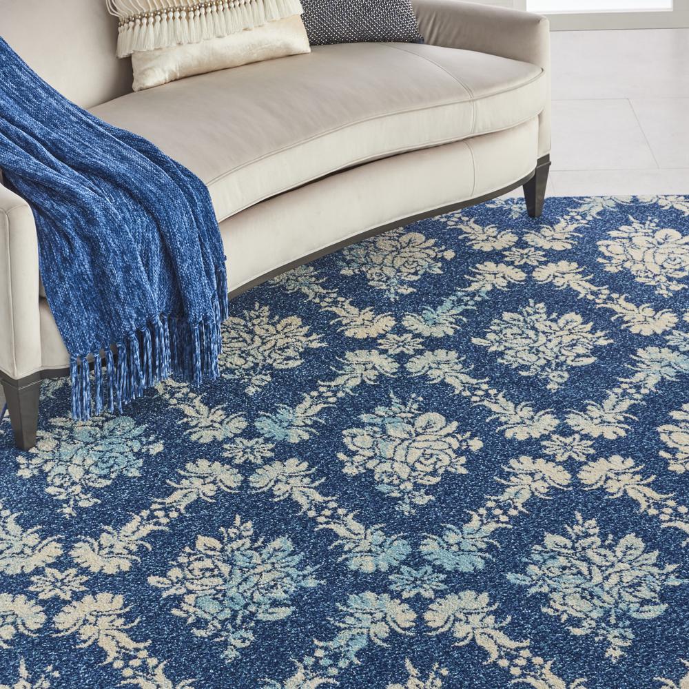 Tranquil Area Rug, Navy/Light Blue, 8' X 10'. Picture 8