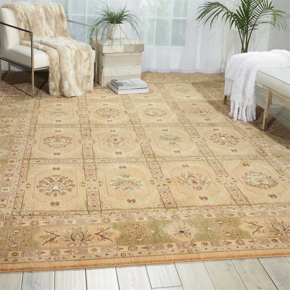 Persian Empire Sand Area Rug. Picture 4