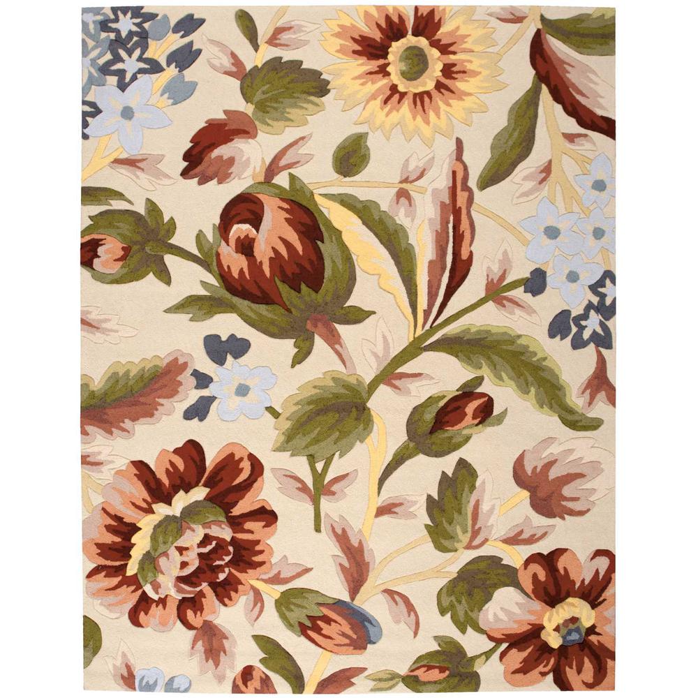 Fantasy Area Rug, Ivory, 8' x 10'6". Picture 2