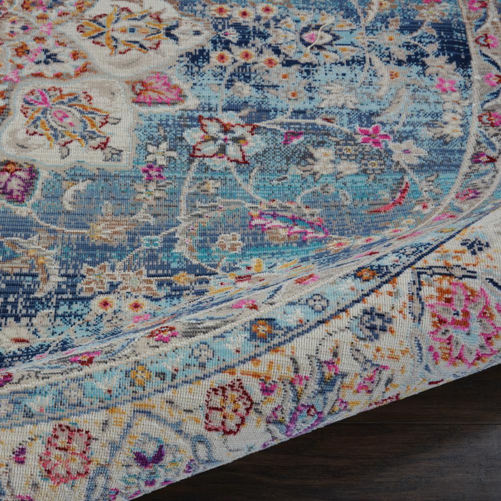 Vintage Round Area Rug, 6' x Round. Picture 7