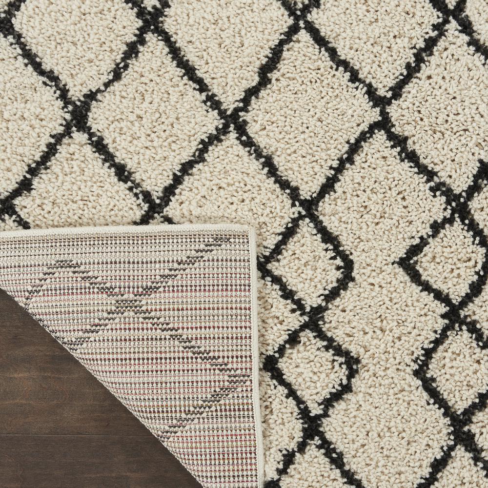 Nourison Home Geometric Shag Area Rug. Picture 3