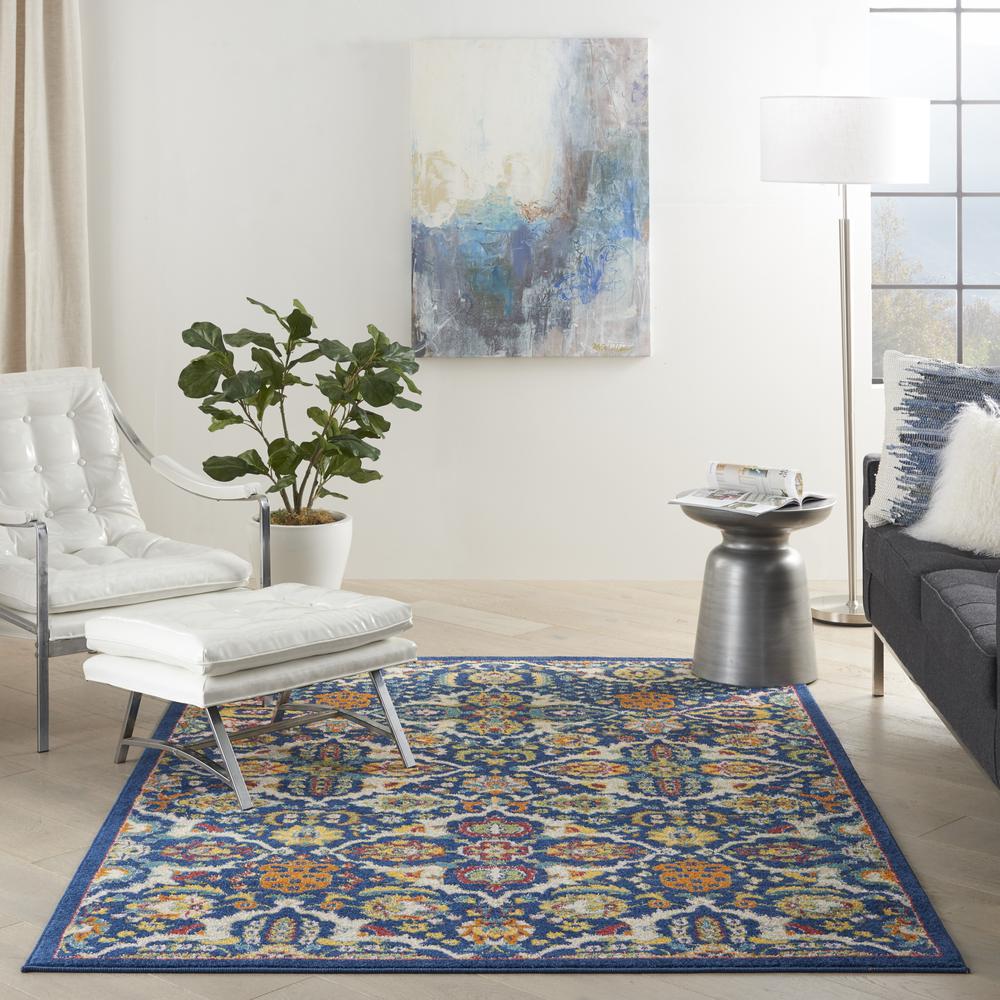Bohemian Rectangle Area Rug, 4' x 6'. Picture 10