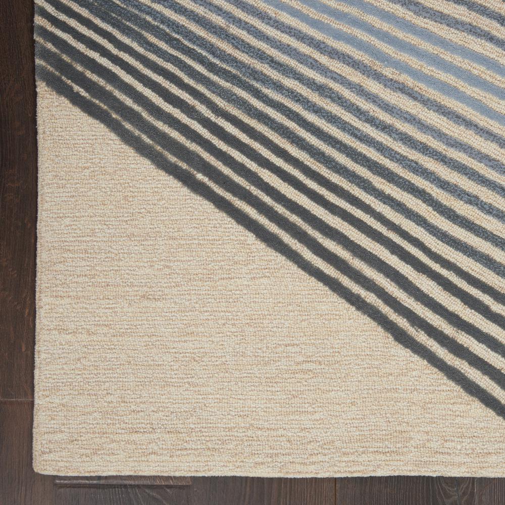 Symmetry Area Rug, Ivory/Grey, 7'9" X 9'9". Picture 4