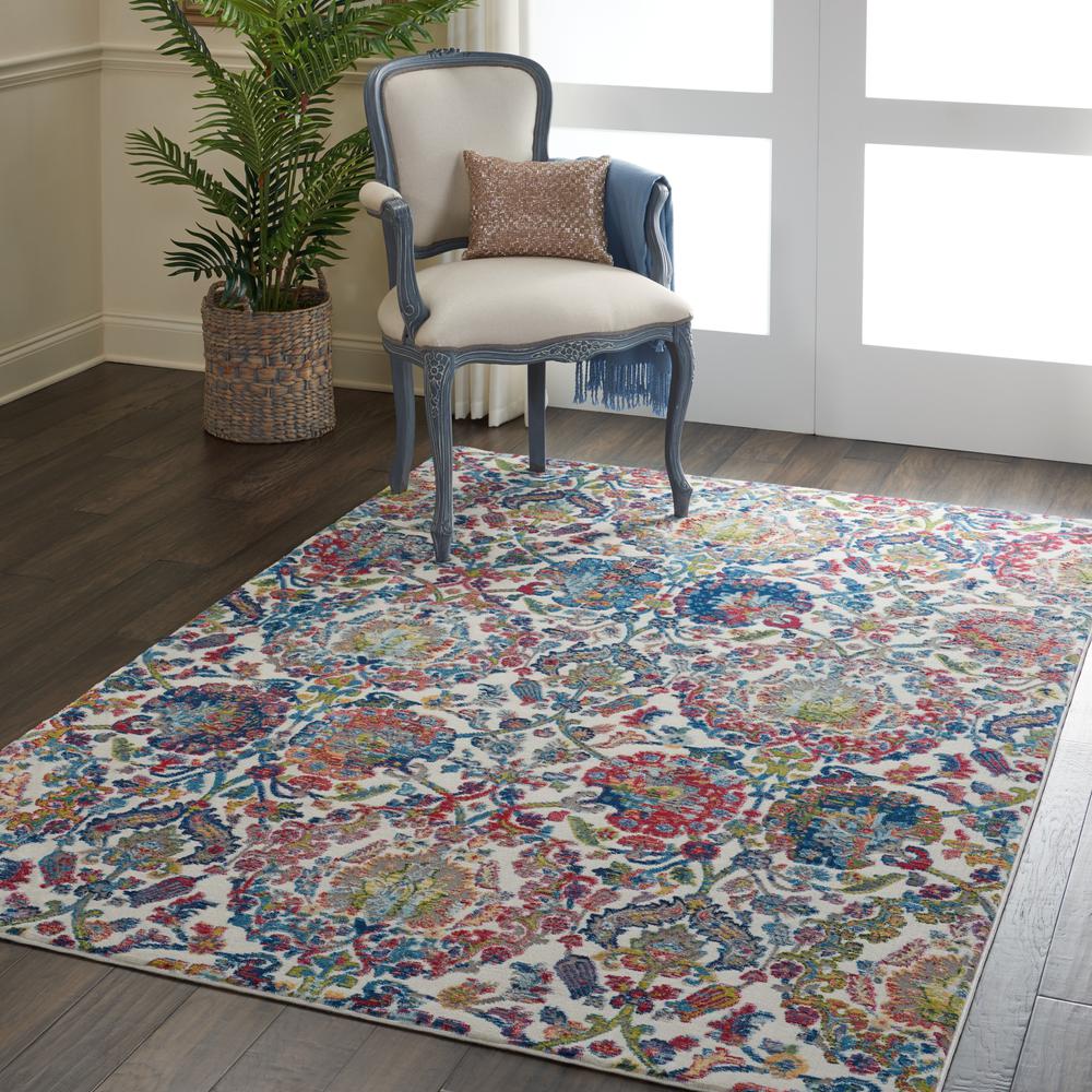Vintage Rectangle Area Rug, 5' x 8'. Picture 10