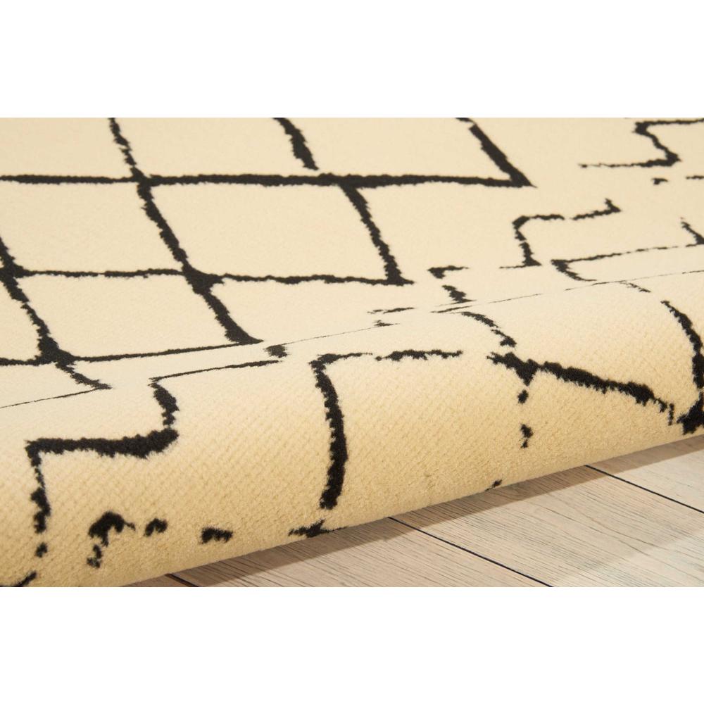 Grafix Area Rug, Cream/Black, 5'3" x 7'3". Picture 4