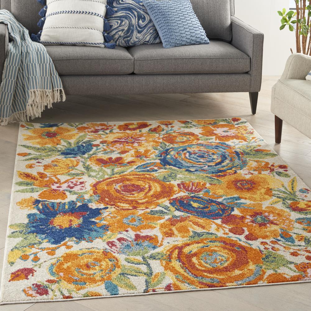 Contemporary Rectangle Area Rug, 4' x 6'. Picture 3