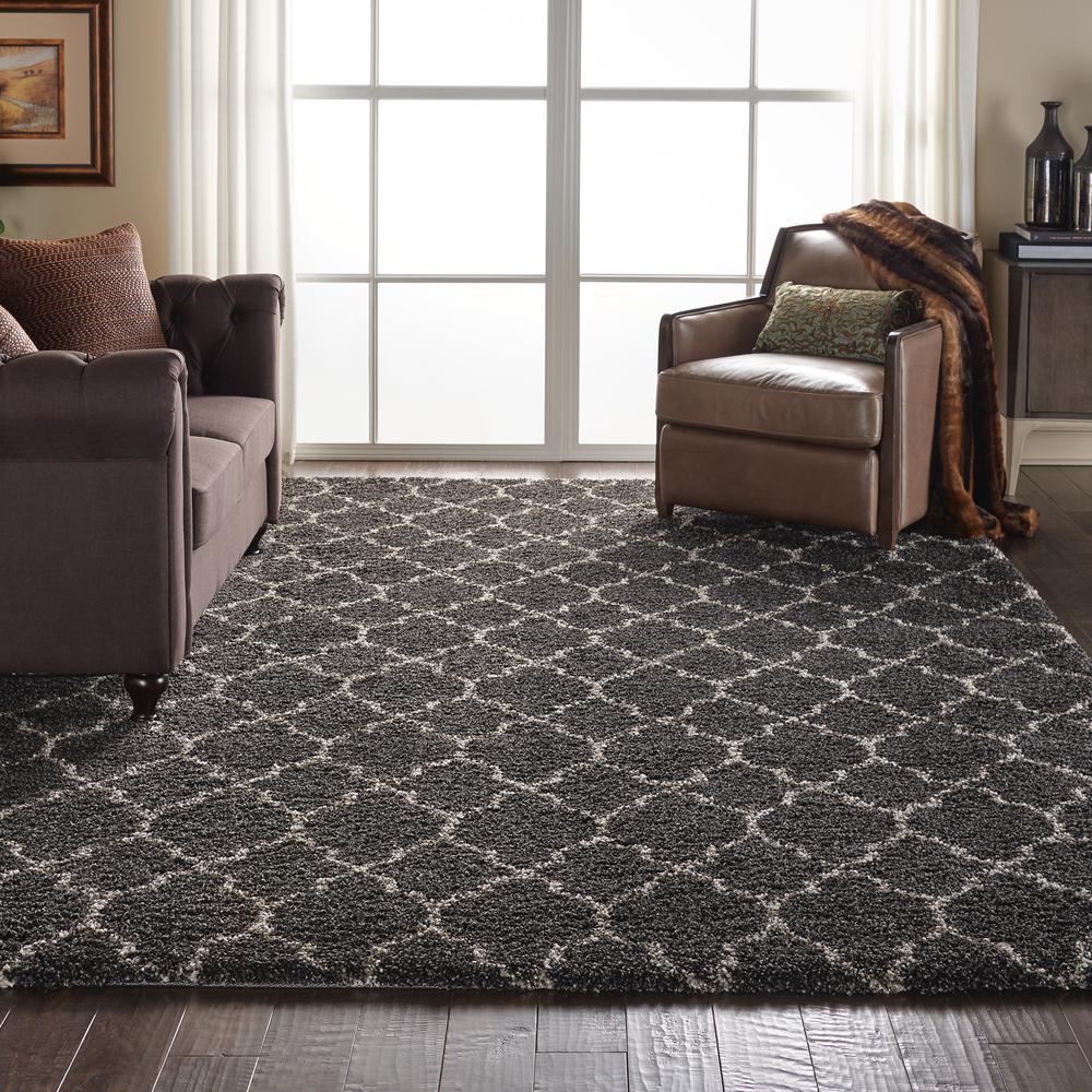 Amore Area Rug, Charcoal, 7'10" x 10'10". Picture 2