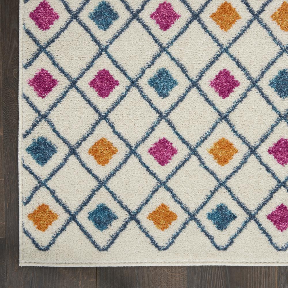 PSN45 Passion Ivory/Multi Area Rug- 5'3" x 7'3". Picture 4