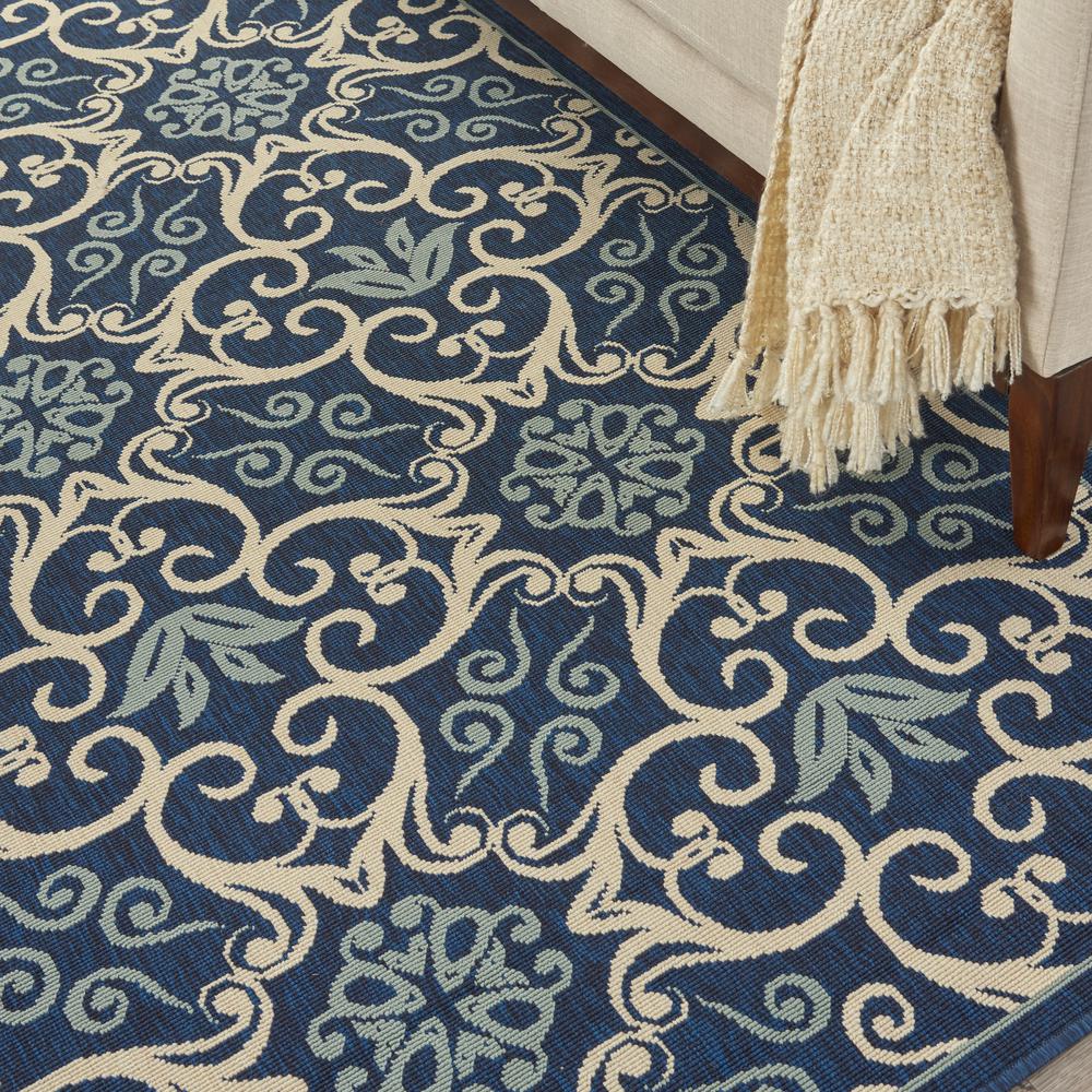 Caribbean Area Rug, Navy, 5'3" x 7'5". Picture 6