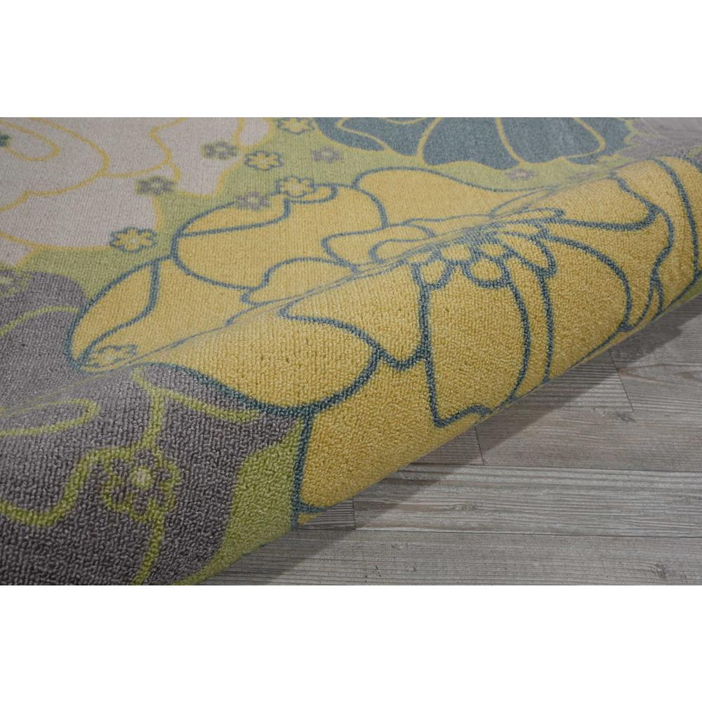 Home & Garden Area Rug, Green, 6'6" x SQUARE. Picture 4
