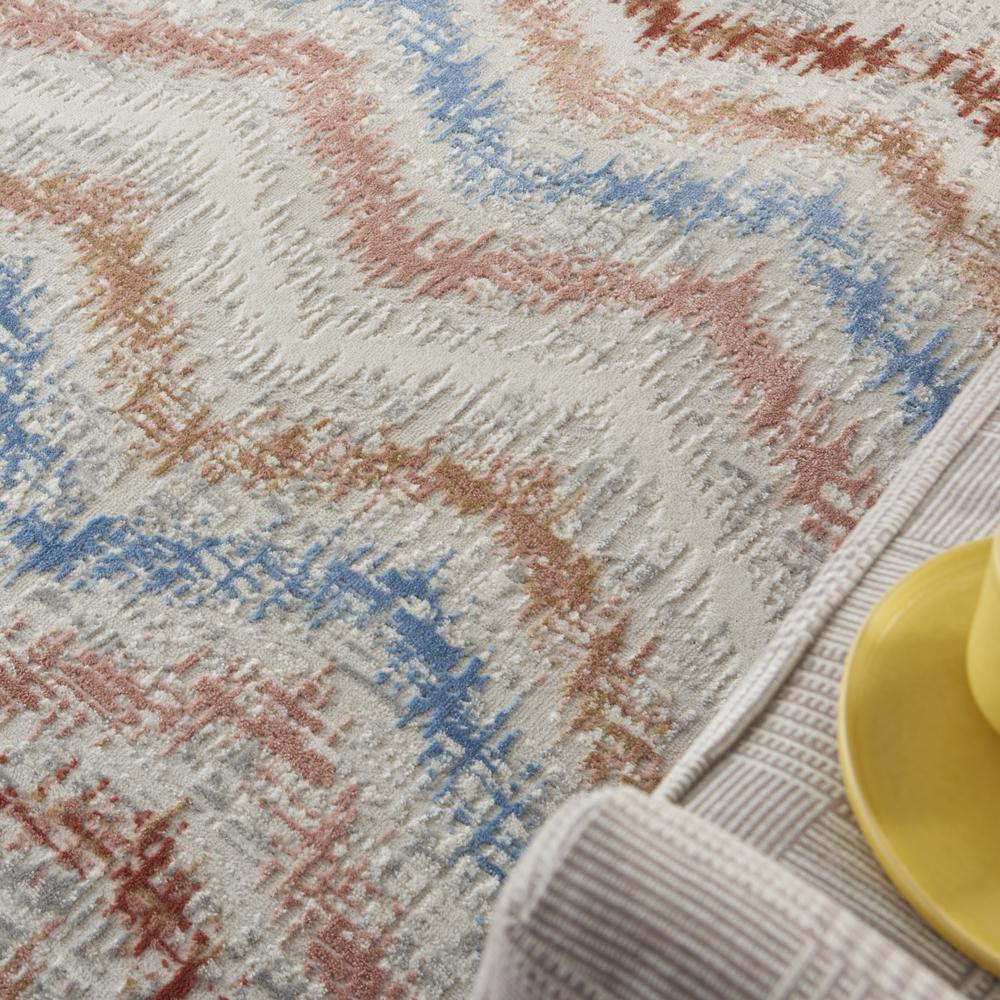 ETN04 Elation Ivory Multicolor Area Rug- 5'3" x 7'3". Picture 7